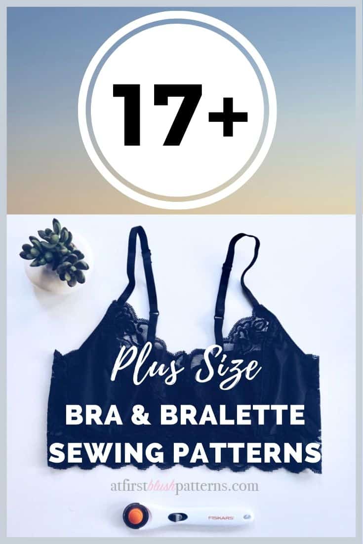 17+ Plus Size Bra and Bralette Patterns