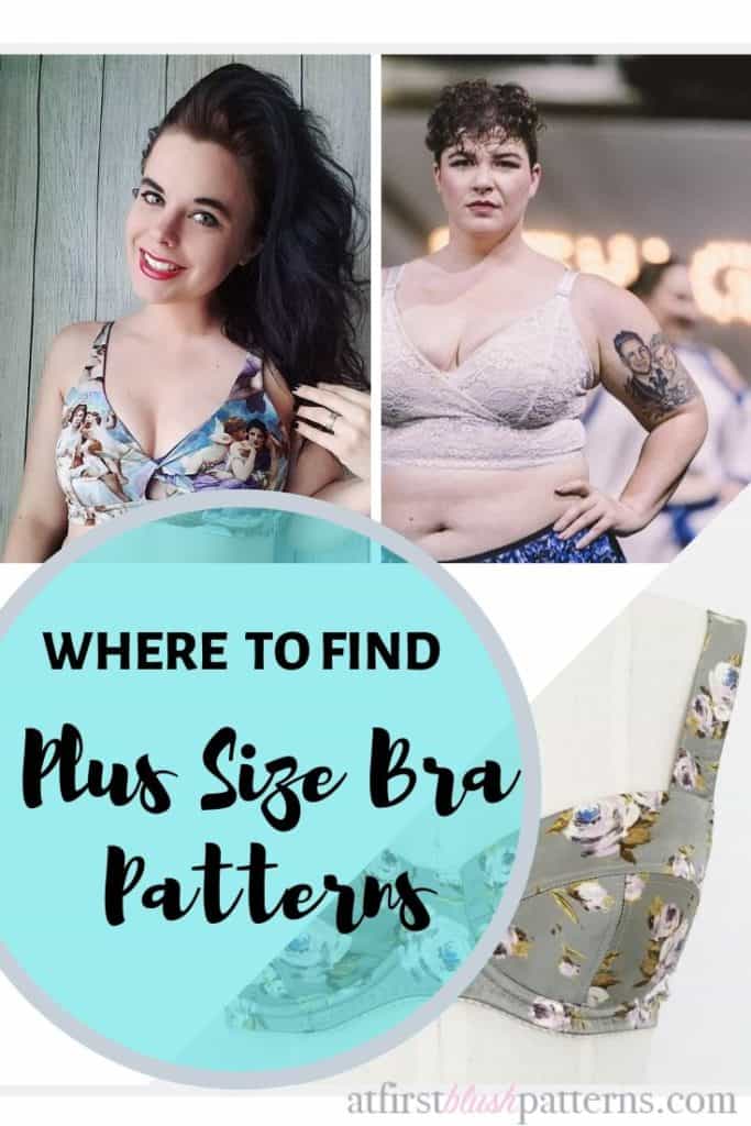 17+ Plus Size Bra and Bralette Patterns