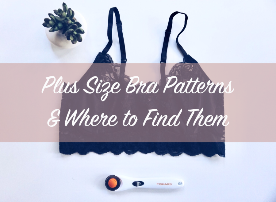 Plus size bra pattern, Wireless bra pattern for large bust