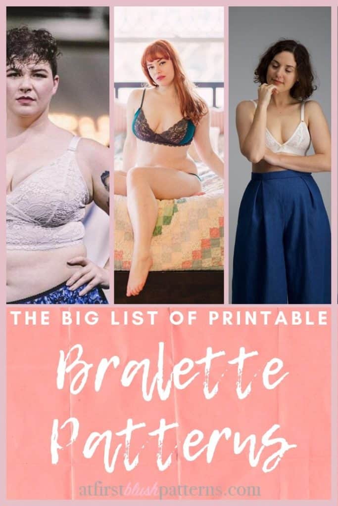 The Big List of Printable Bralette Patterns