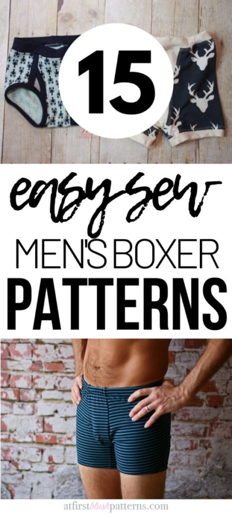 Men's Boxer Brief Patterns