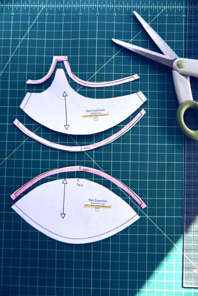 Sponge Composite Fabric Breast Pad Bra Cup Underwear Raw Material DIY Make  Bra