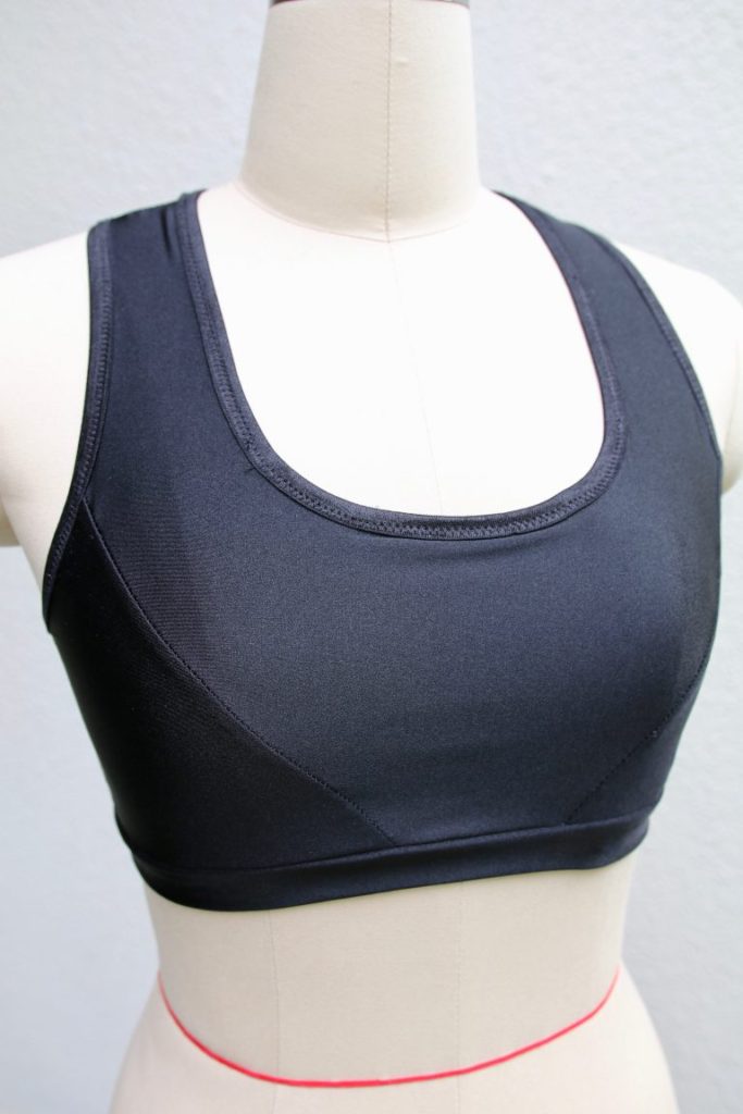 How to make crop top sport bra (brallet Tank top) pattern and stitching 
