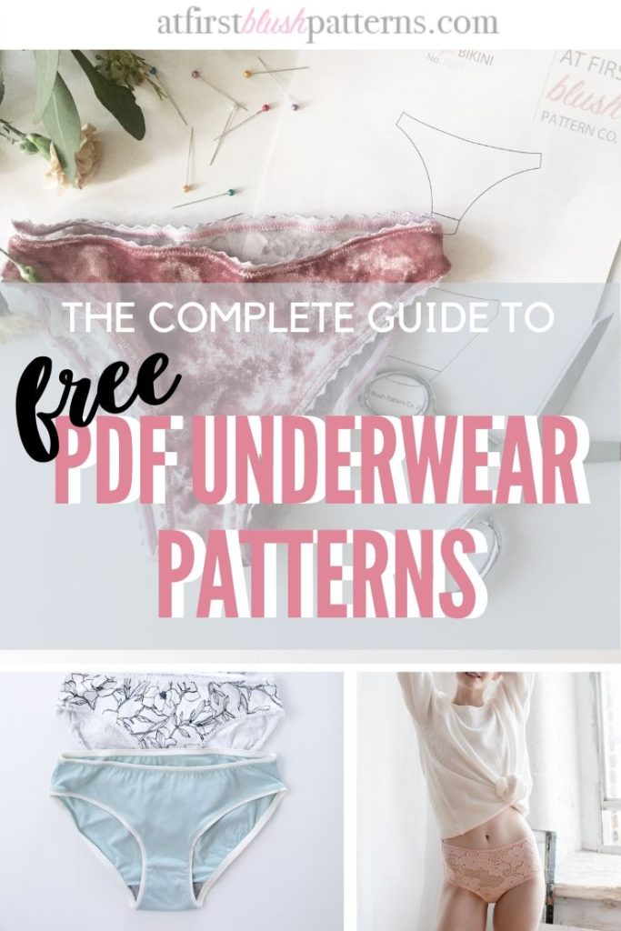 Women's Underwear Pattern & Tutorial. Women's PDF Printable and Projector  Sewing Pattern and Tutorial. Women's Underwear. -  Canada