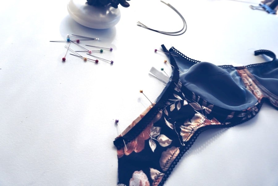 How to Sew a Frameless Bra - Add the Underwire Channeling 