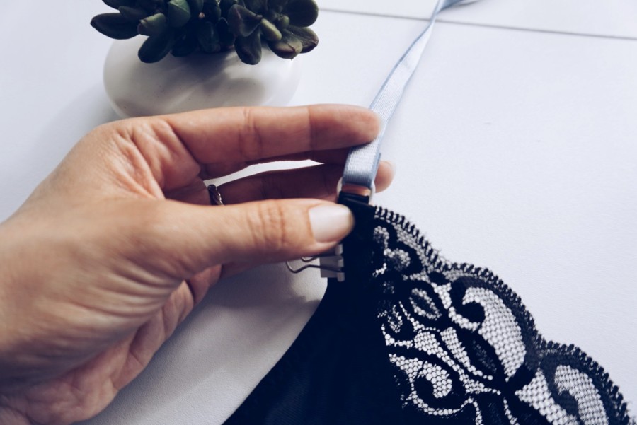 How to sew a bra strap onto your bra