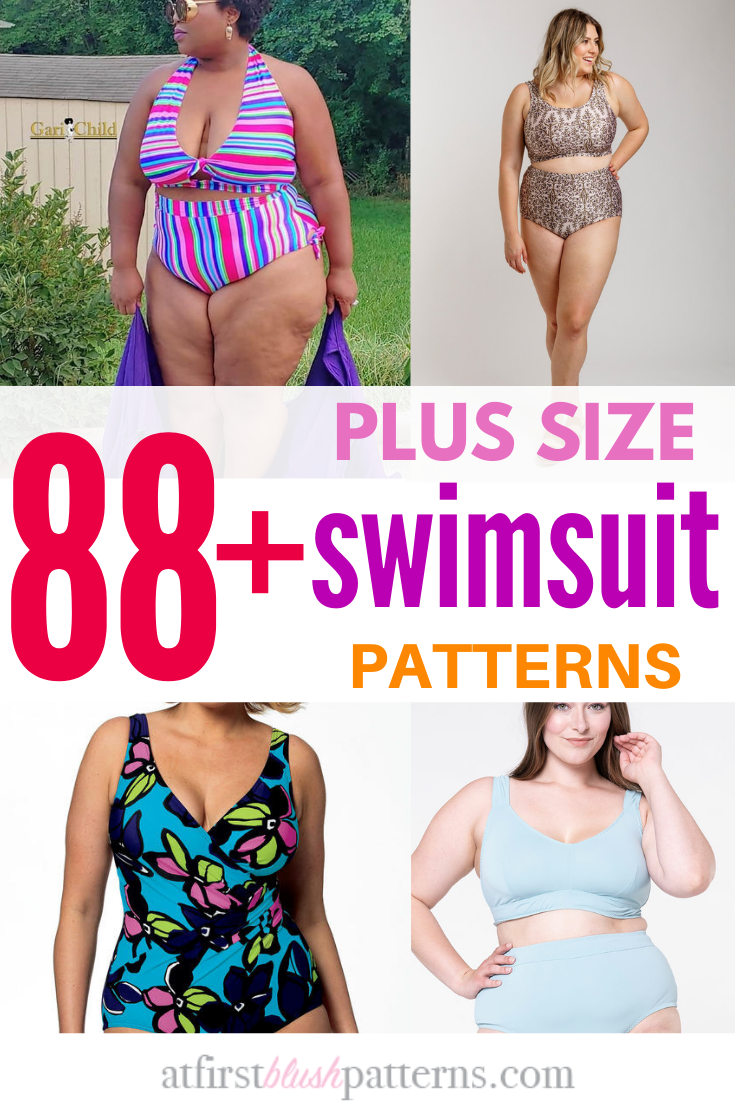 Women's NO FRONT SEAM Bodysuit Block Sewing Pattern XS-6X