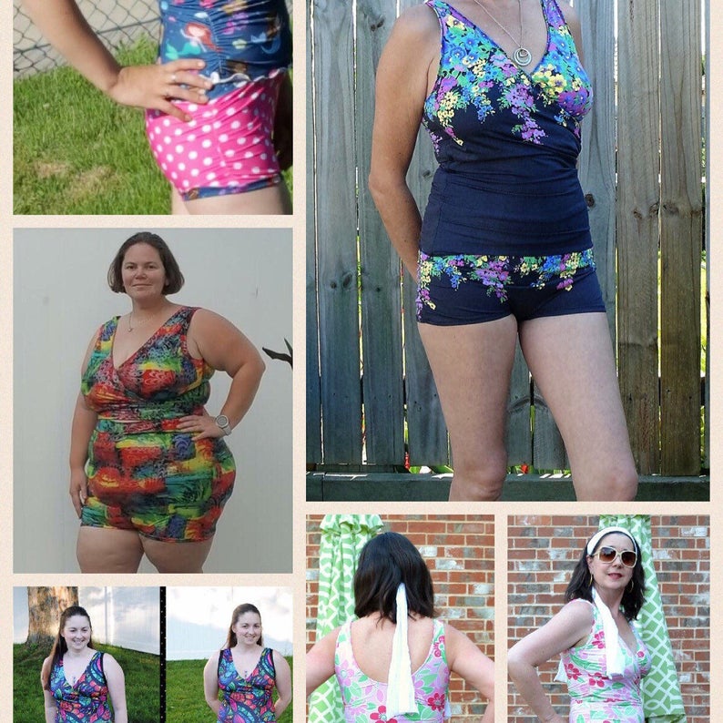 plus size swimsuit sewing pattern