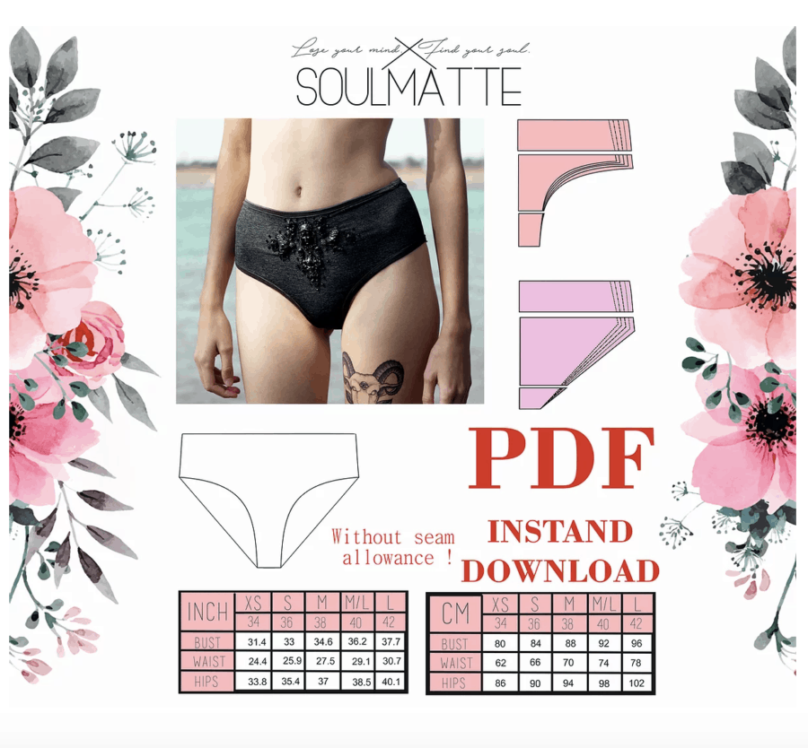 free two piece swimsuit sewing pattern