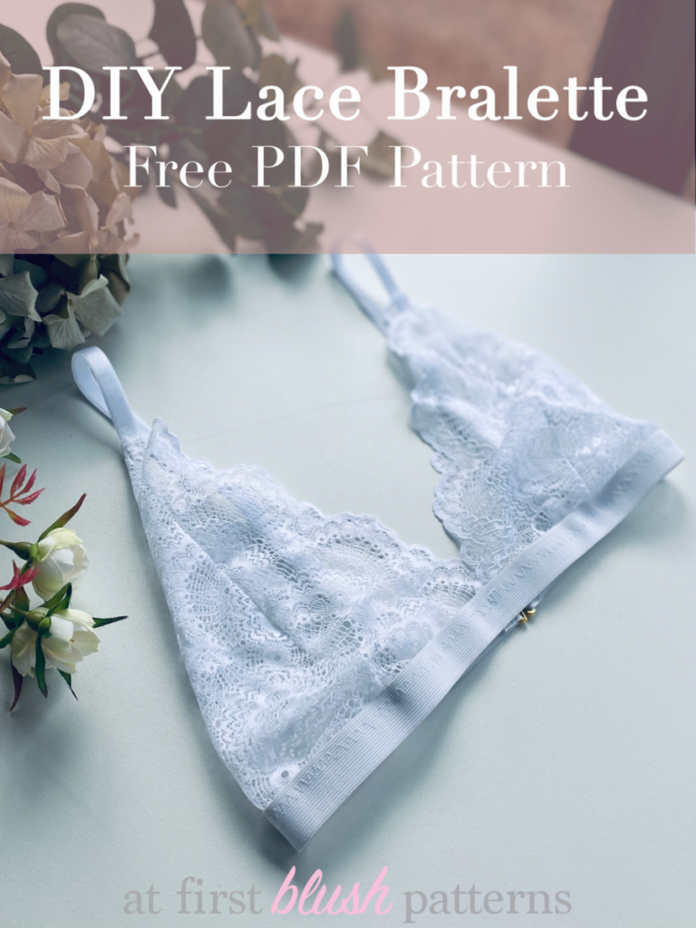 DIY Lace Bralette (Free PDF)
