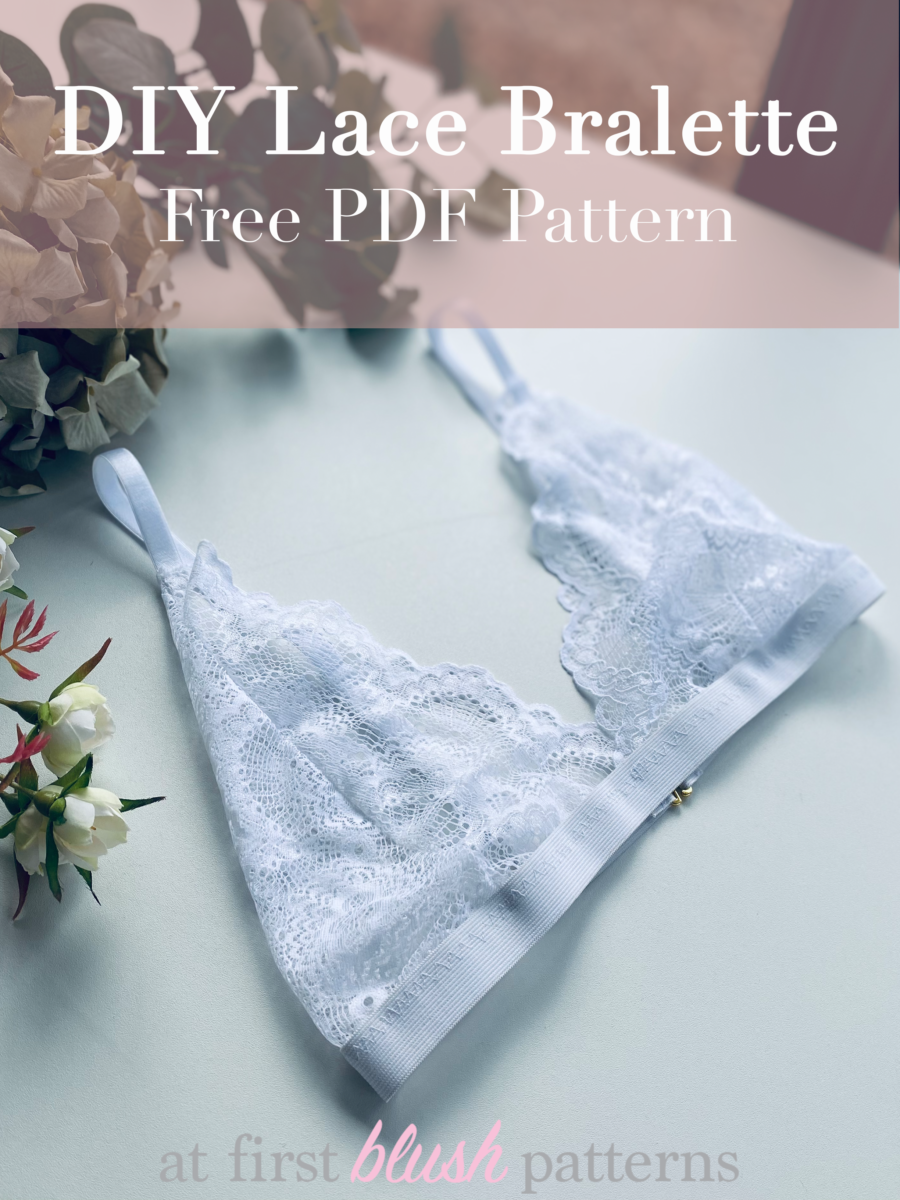 How To Make A Simple DIY Bralette. A Step BY Step Sew-Along Tutorial. 
